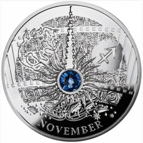 2013 10g .925 Silver Coin Magic Calendar of Happiness: November