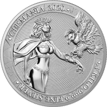 Germania 2020 80 Mark  Germania 1 Kilo 1 kg 999.9 Silver Coin