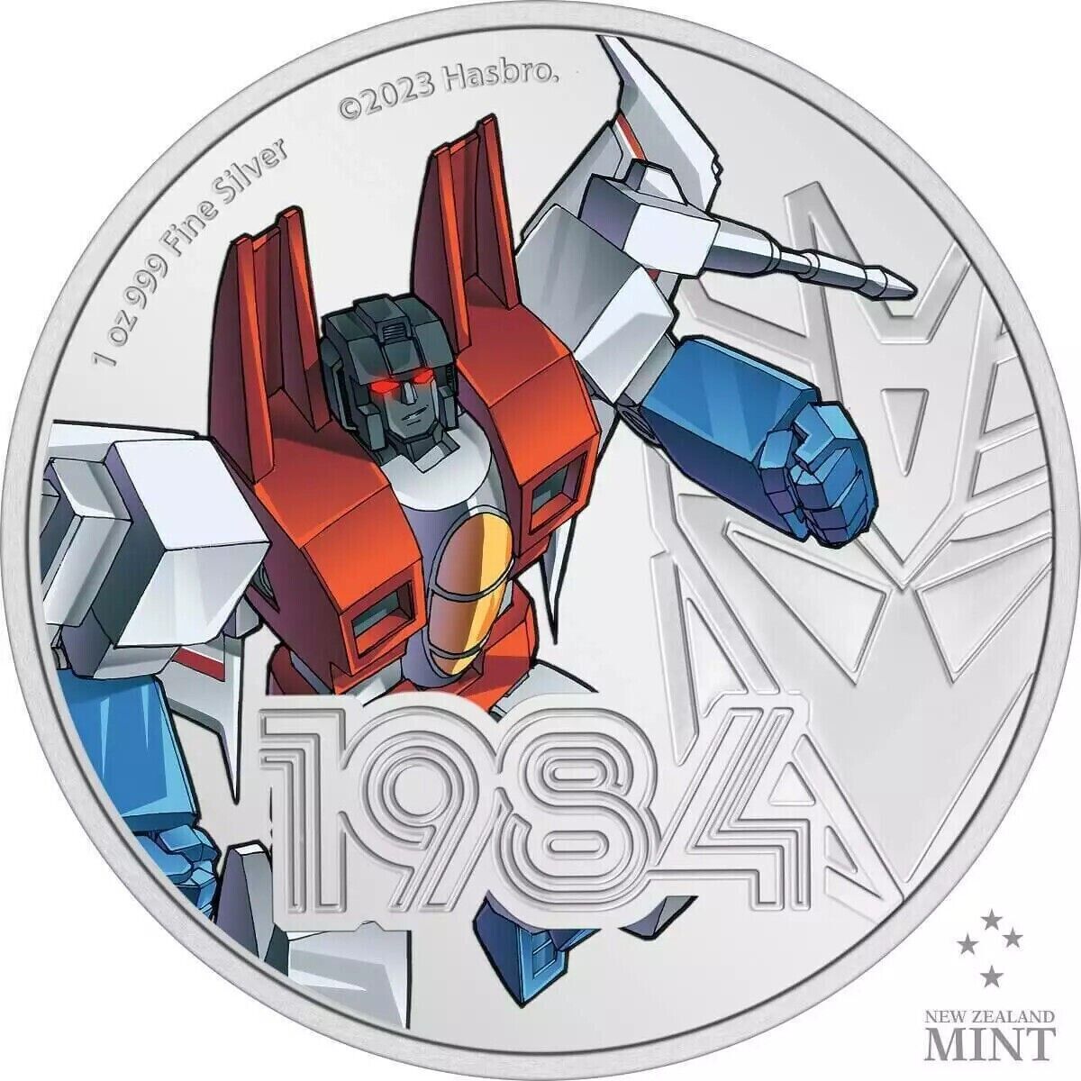 NIUE- TRANSFORMERS-STARSCREAM - 1OZ