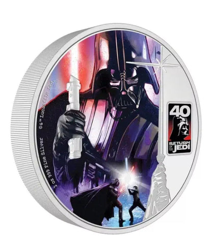 Niue Star Wars Return of the Jedi 3oz 40th Anniversary Silver Coin