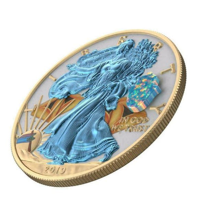 USA 2019 $1 Silver Eagle Jewish Holidays PURIM 1 Oz Silver Coin
