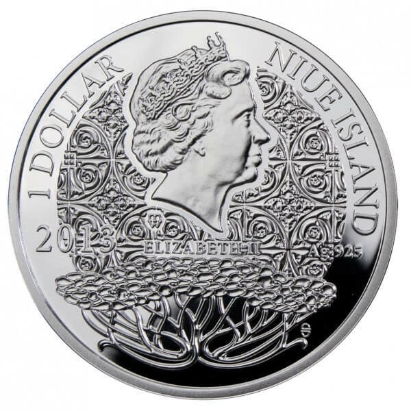 2013 10g .925 Silver Coin Magic Calendar of Happiness: October