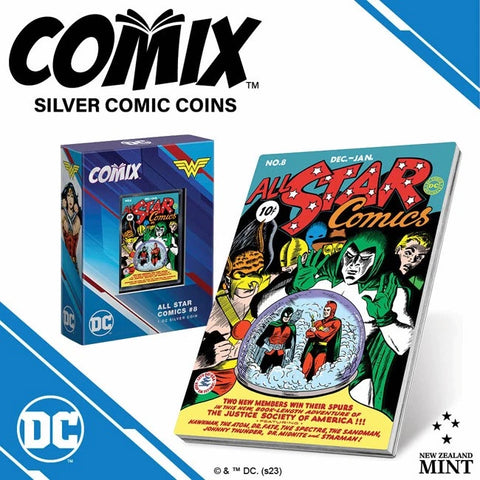 2023 Niue 1oz Silver All Star Comics #8 .999 Silver Coin