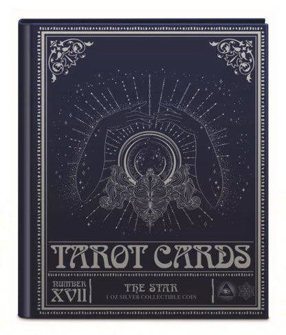 2024 Niue Tarot Card XVI. The Star 1 oz Silver Colorized Proof Coin New Zealand Mint