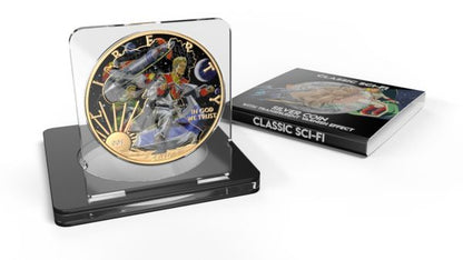 USA 2019 1$ Sci-Fi - Space Riders 1 Oz Silver Coin with Varnish