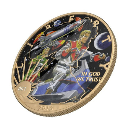 USA 2019 1$ Sci-Fi - Space Riders 1 Oz Silver Coin with Varnish