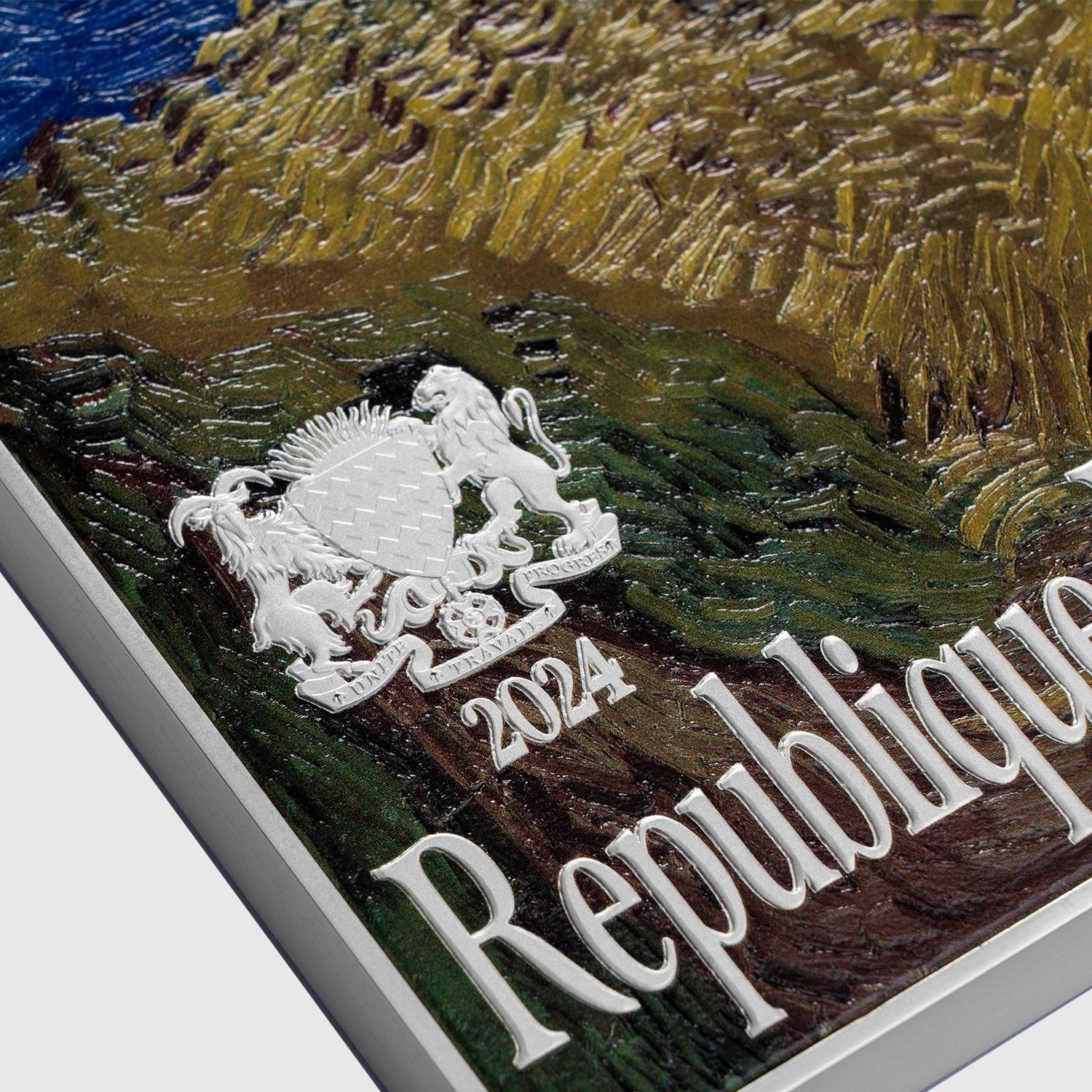 Self Portrait 1887 by Vincent van Gogh 2.5 oz Silver Coin - Captain’s Chest Bullion