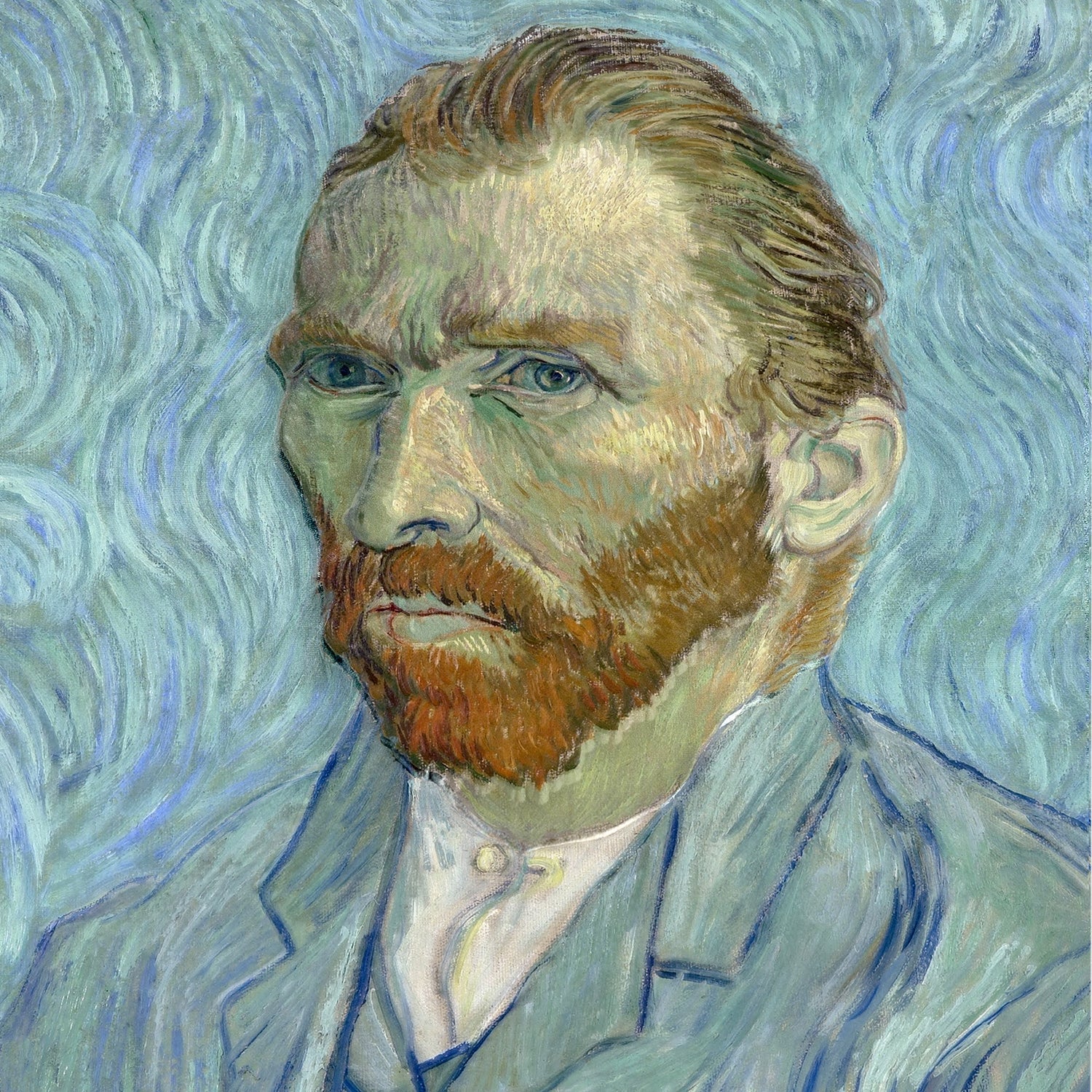 Self Portrait 1889 by Vincent van Gogh 2.5 oz Silver Coin - Captain’s Chest Bullion