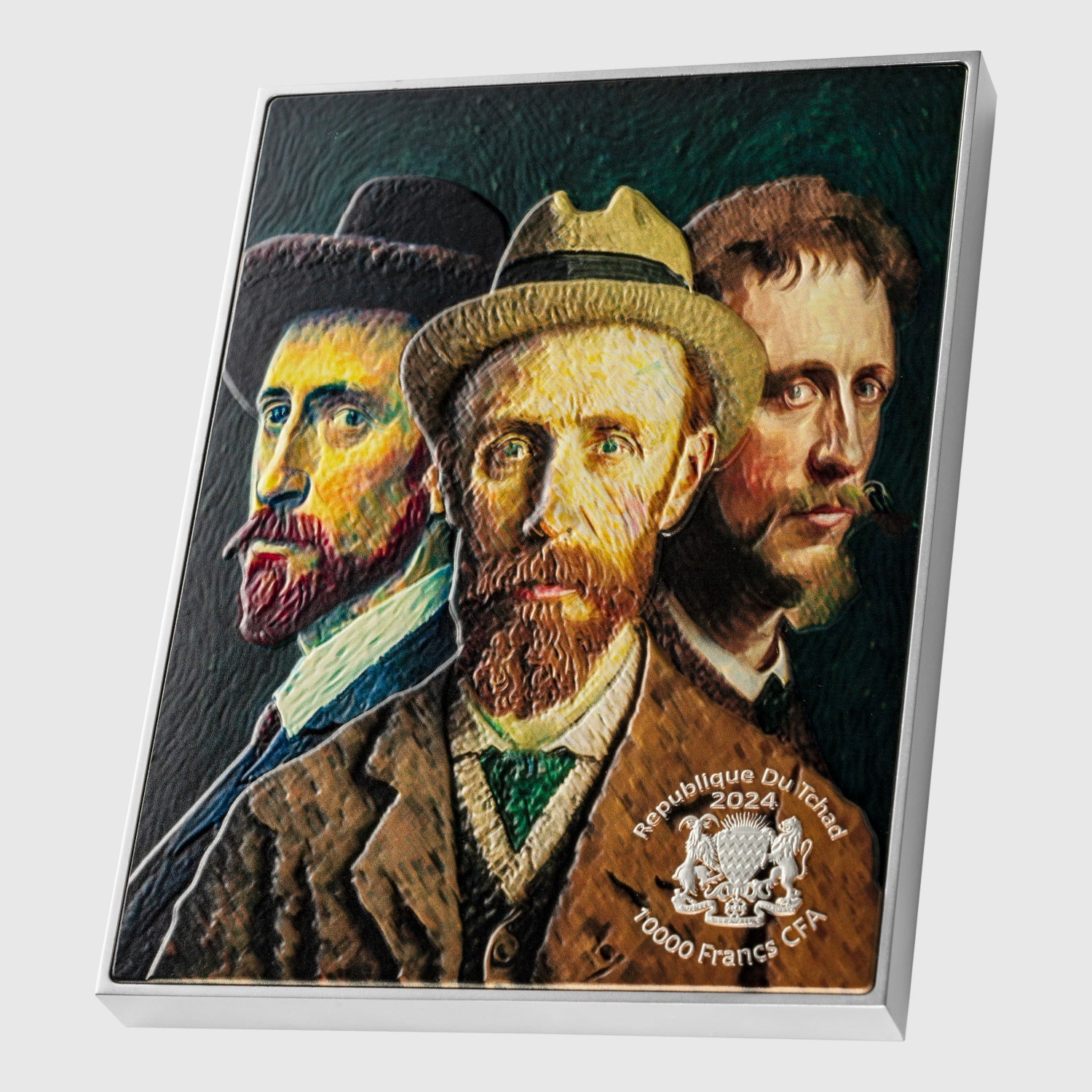 Self Portrait with Bandaged Ear 1889 by Vincent van Gogh 2.5 oz Silver Coin - Captain’s Chest Bullion