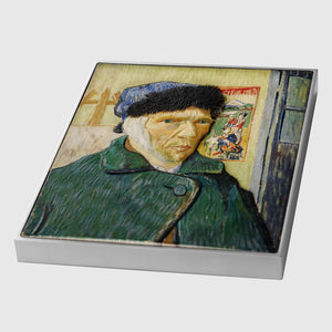 Self Portrait with Bandaged Ear 1889 by Vincent van Gogh 2.5 oz Silver Coin - Captain’s Chest Bullion