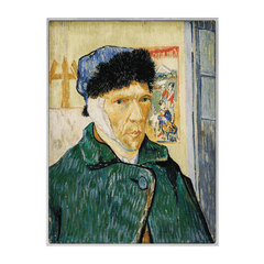 Self Portrait with Bandaged Ear 1889 by Vincent van Gogh 2.5 oz Silver Coin