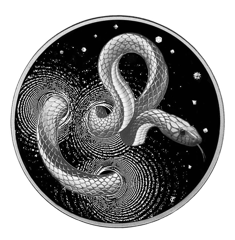 HERPETON 2024 | SNAKE 2 OZ 9999 SILVER COIN Ultra High Relief Proof