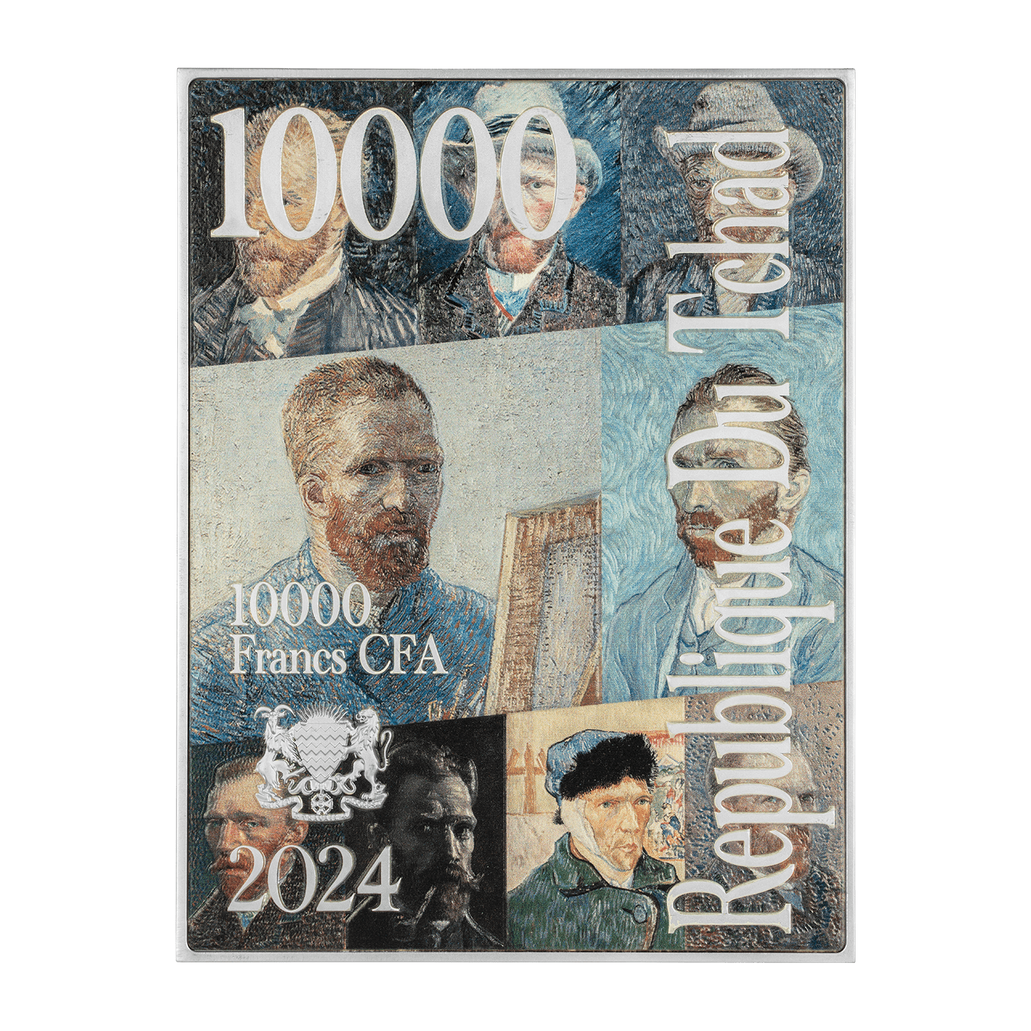 Smoking Skeleton with Burning Cigarette by Vincent van Gogh 2.5 oz Silver Coin - Captain’s Chest Bullion