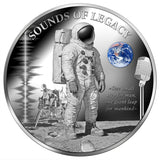 2026 Liberia Sounds of Legacy-Moon Landing 40mm 1oz .999 Silver Coin