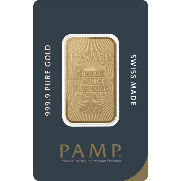 PAMP Suisse 1oz .9999 Gold Bar