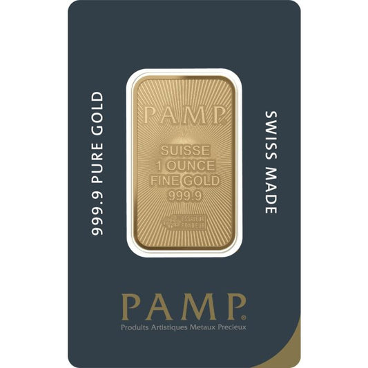 PAMP Suisse 1oz .9999 Gold Bar