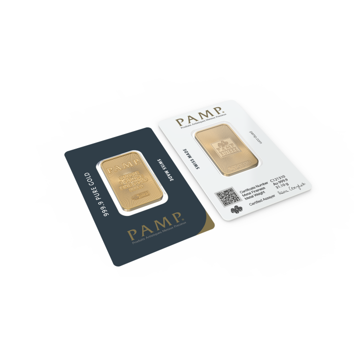 PAMP Suisse 1oz .9999 Gold Bar