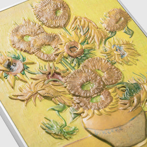 Sunflowers 1889 2.5 oz Silver Coin – Antiqued Finish - Captain’s Chest Bullion