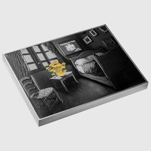 Sunflowers 1889 2.5 oz Silver Coin – Antiqued Finish - Captain’s Chest Bullion