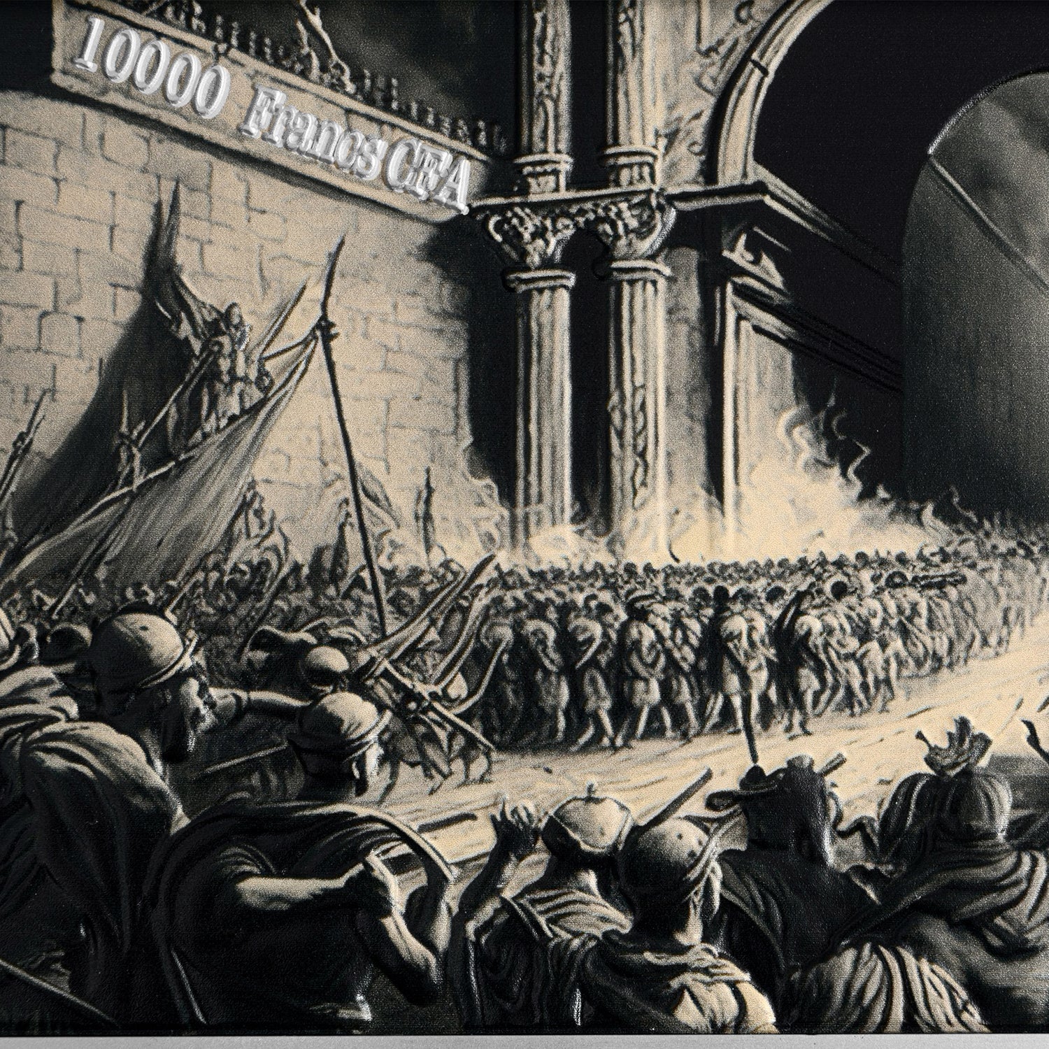 The Intervention of the Sabine Women by Jacques Louis David 2.5 oz Silver Coin - Captain’s Chest Bullion