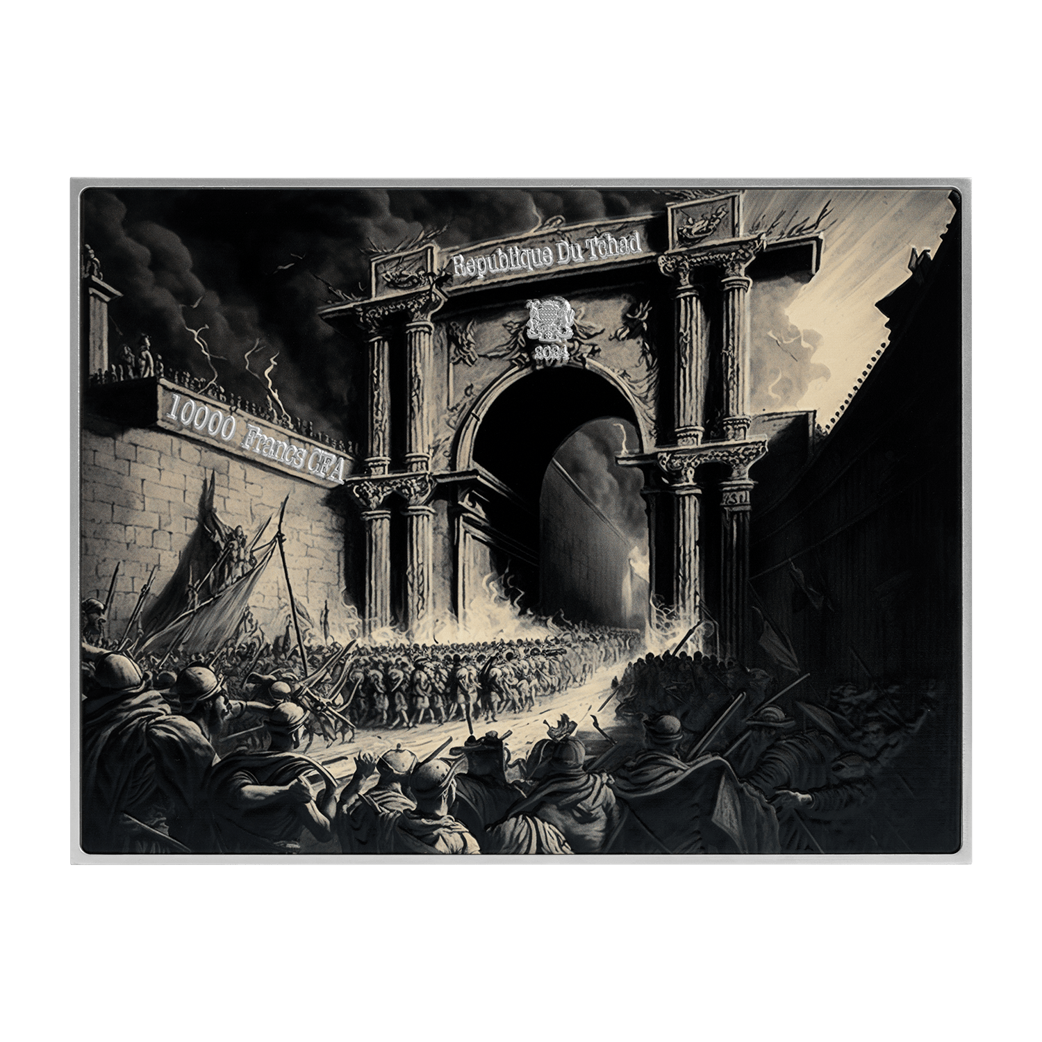 The Intervention of the Sabine Women by Jacques Louis David 2.5 oz Silver Coin - Captain’s Chest Bullion