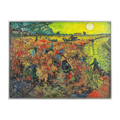 The Red Vineyard 1888 by Vincent Van Gogh 2.5 oz Silver Coin – Antiqued Finish
