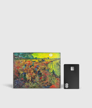 The Red Vineyard 1888 by Vincent Van Gogh 2.5 oz Silver Coin – Antiqued Finish - Captain’s Chest Bullion