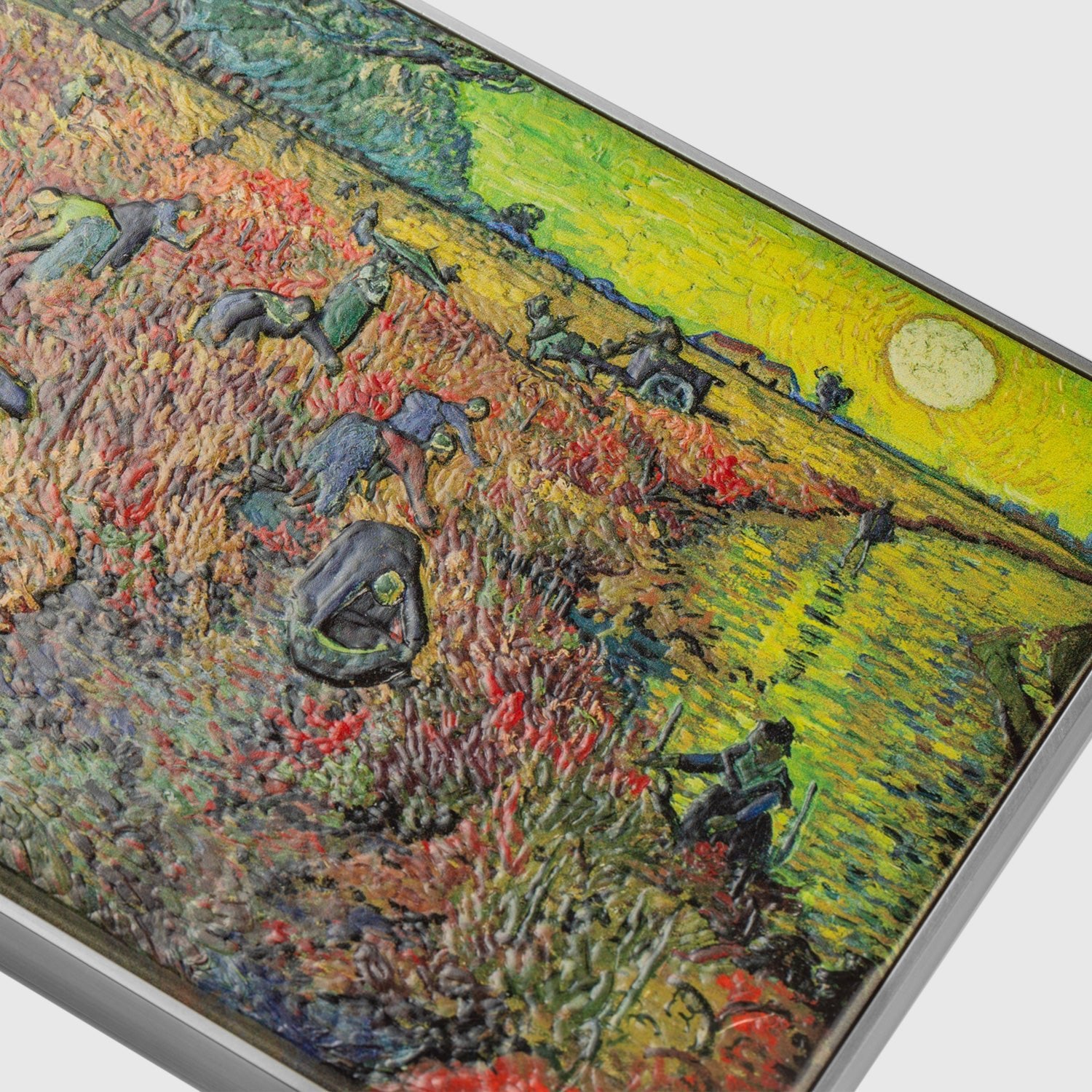 The Red Vineyard 1888 by Vincent Van Gogh 2.5 oz Silver Coin – Antiqued Finish - Captain’s Chest Bullion