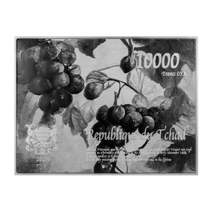 The Red Vineyard 1888 by Vincent Van Gogh 2.5 oz Silver Coin – Antiqued Finish - Captain’s Chest Bullion