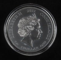 2022 Norse Gods Loki 2oz .999 Silver Cook Islands Antiqued Finish