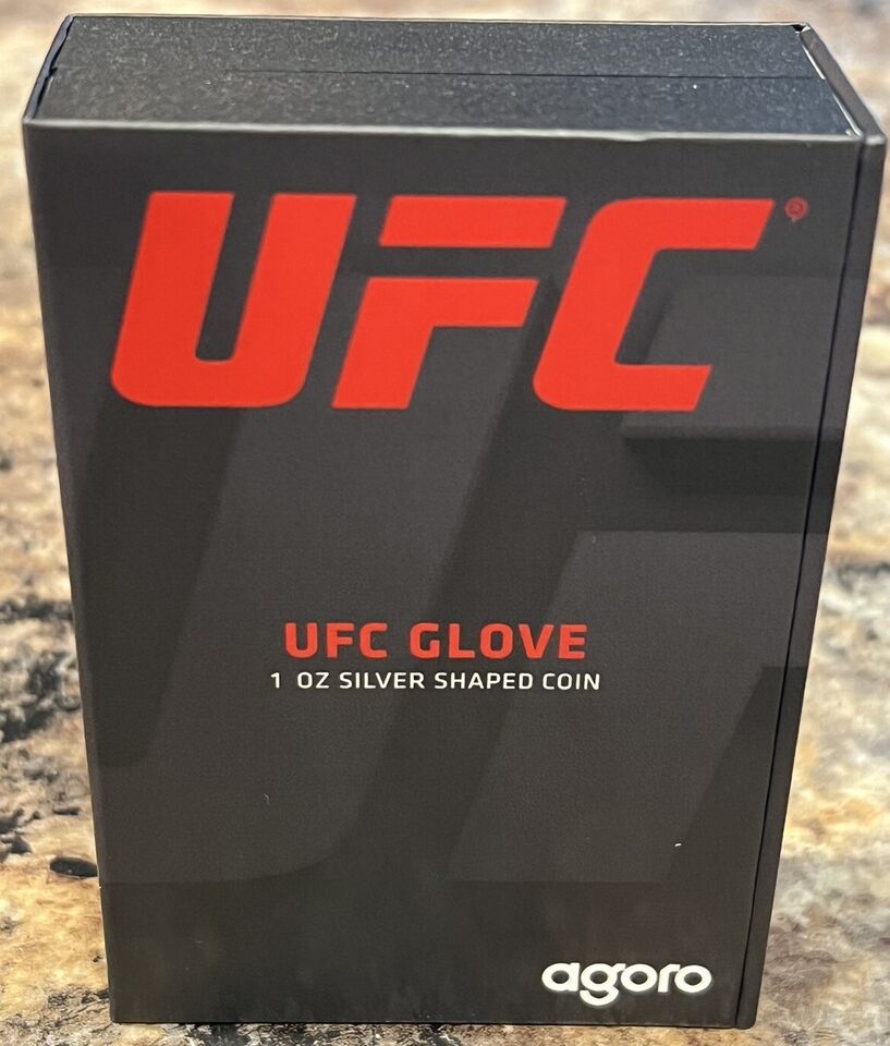 2024 Agoro By New Zealand Mint UFC Glove Shaped 1 oz Proof Silver Coin