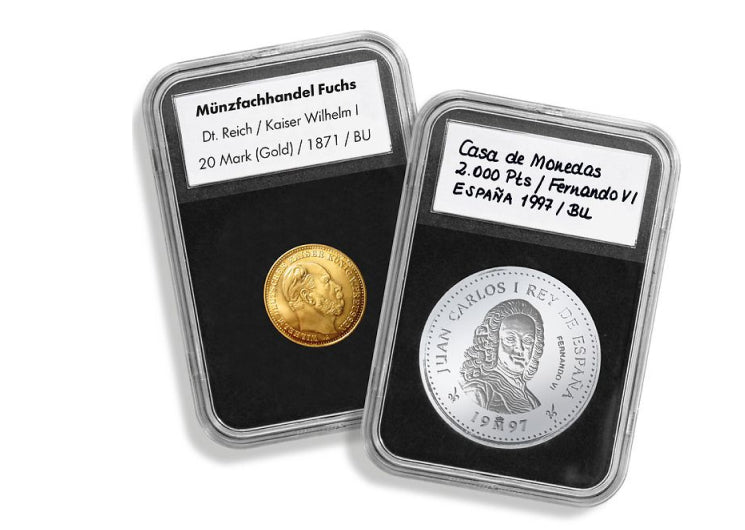 “RECTANGULAR Coin Capsules QUICKSLAB”