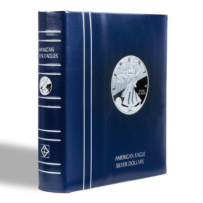 VISTA American Eagle Silver Dollars coin album with slipcase