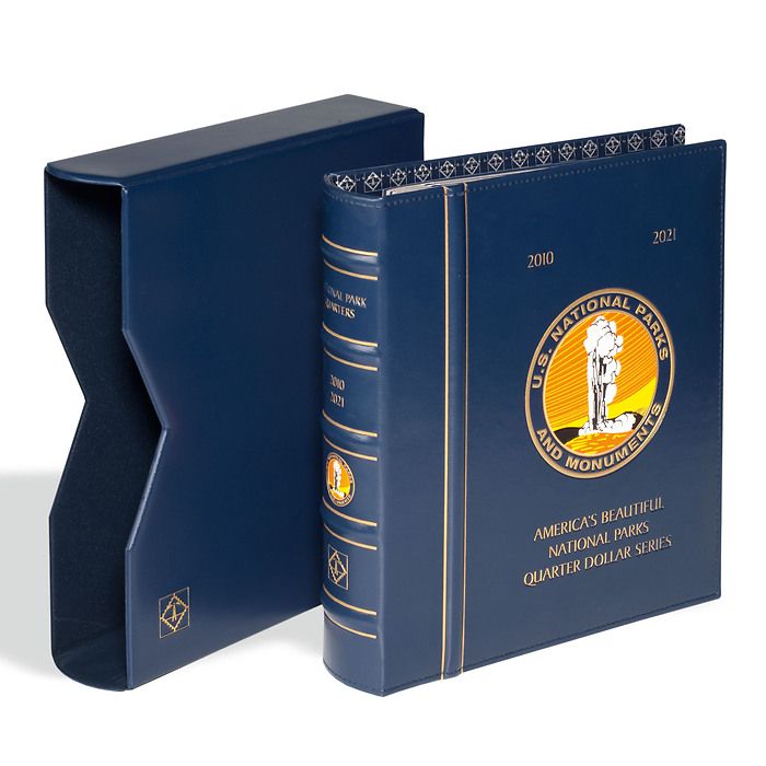 VISTA National Park Quarter Coin Album with slipcase