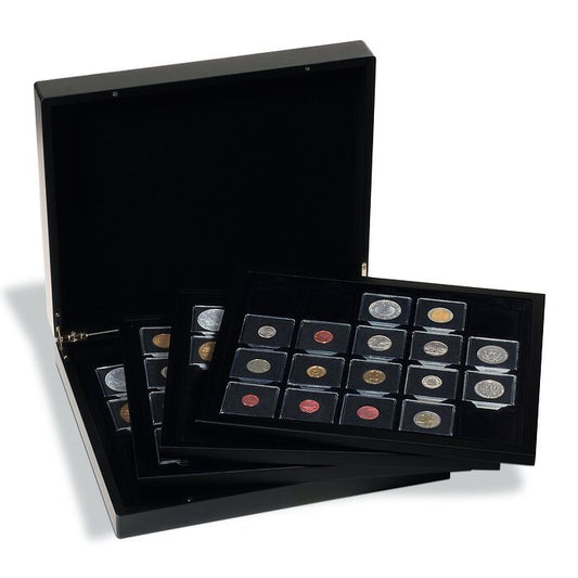 VOLTERRA QUATTRO DE LUXE Display Coin Case for Coin Flips or QUADRUM