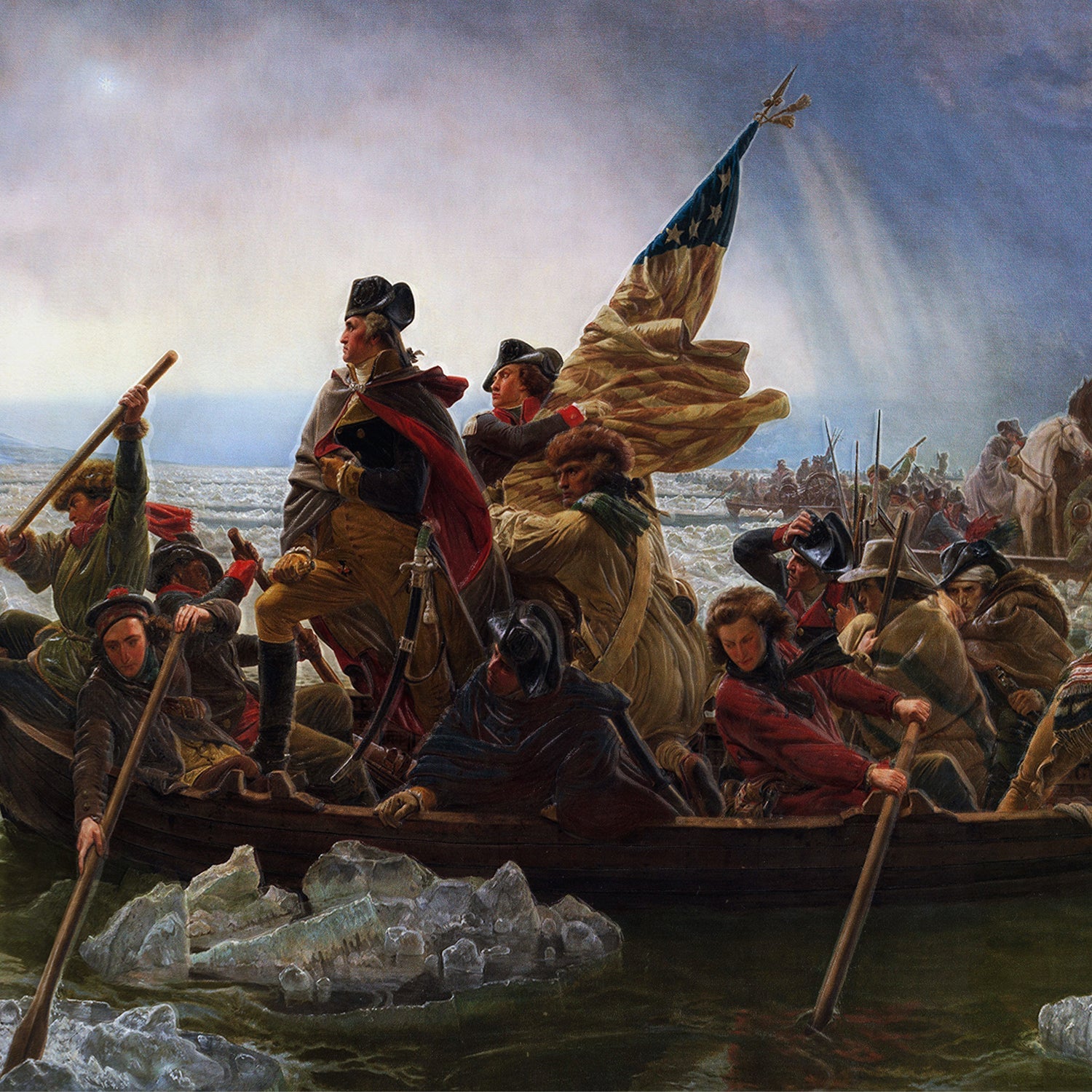 Washington Crossing the Delaware by Emanuel Leutze 2.5 oz Silver Coin - Captain’s Chest Bullion