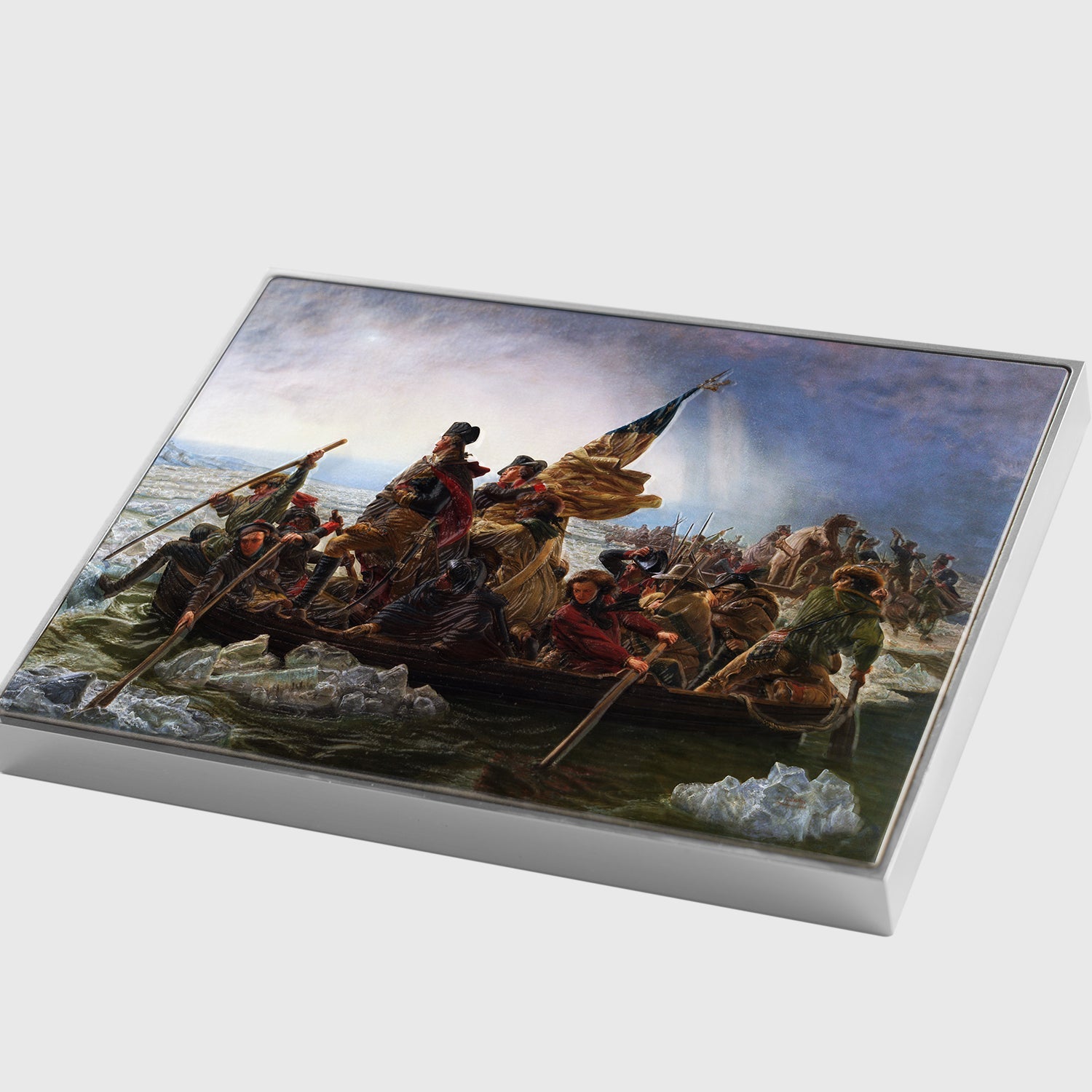 Washington Crossing the Delaware by Emanuel Leutze 2.5 oz Silver Coin - Captain’s Chest Bullion