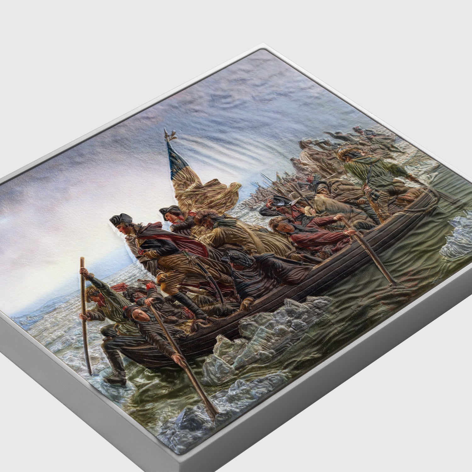 Washington Crossing the Delaware by Emanuel Leutze 2.5 oz Silver Coin - Captain’s Chest Bullion