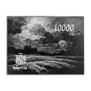 Wheat Field with Cypresses 1889 2.5 oz Silver Coin – Antiqued Finish - Captain’s Chest Bullion